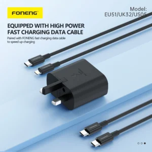 Foneng UK32 25W Type-C Fast Charger Adapter